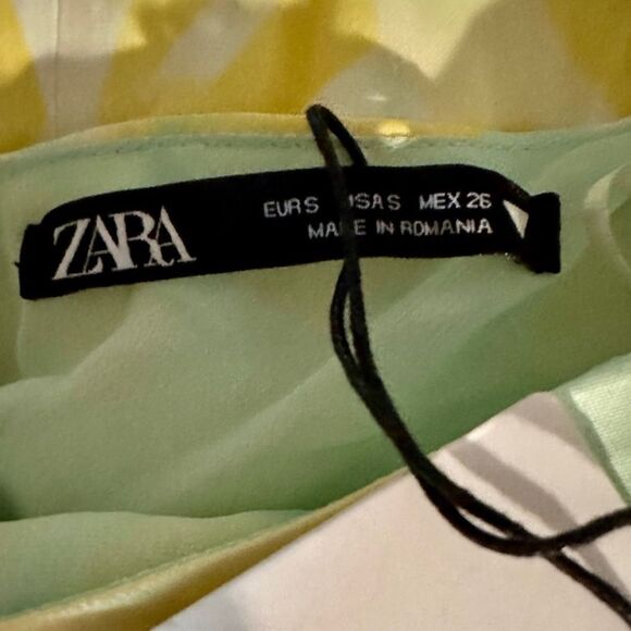 Zara Print Mini Halter Dress Size S BLOGGER FAVORITE • TIKTOK • NEW WITH TAGS • - Picture 12 of 15